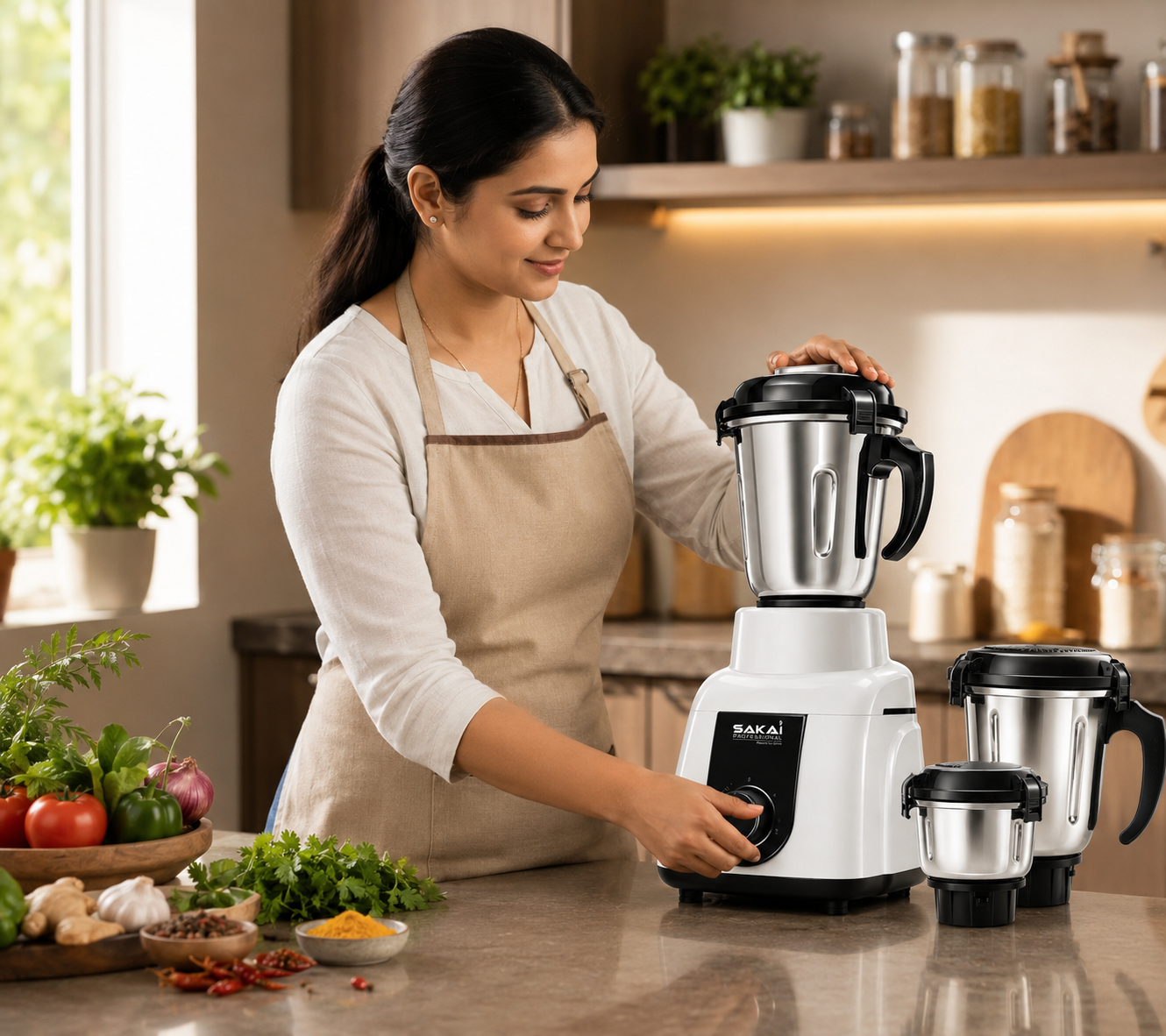 SAKAI TurboGrind 750W Mixer Grinder