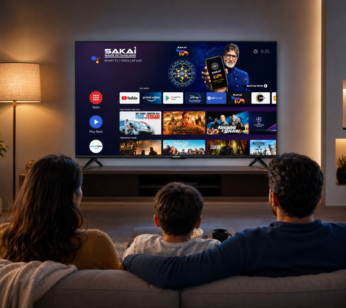 SAKAI 55 Smart 4K Ultra HD TV